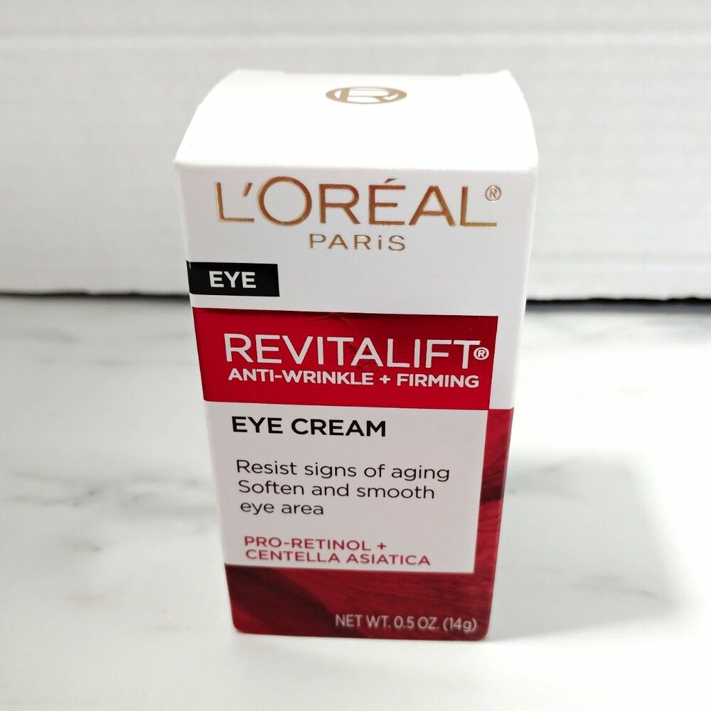 L'Oréal Paris Revitalift Eye Cream Pro-Retinol Firming Wrinkles 0.5 oz